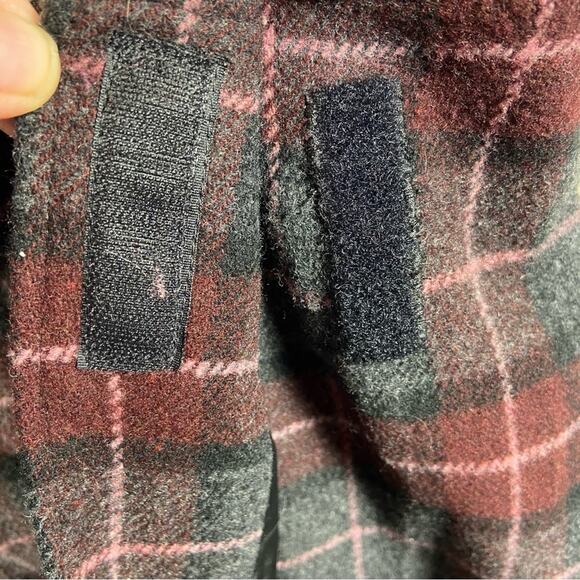 y2k VTG I.E. Relaxed women wool skiry 14 Plaid Mini academia tweed whimsigoth - Picture 3 of 6
